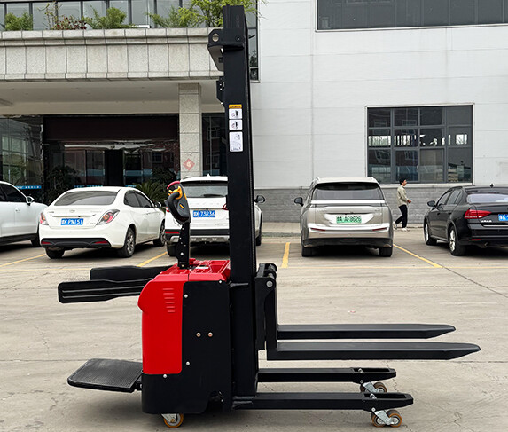 48V 2噸雙起升站架式堆垛車